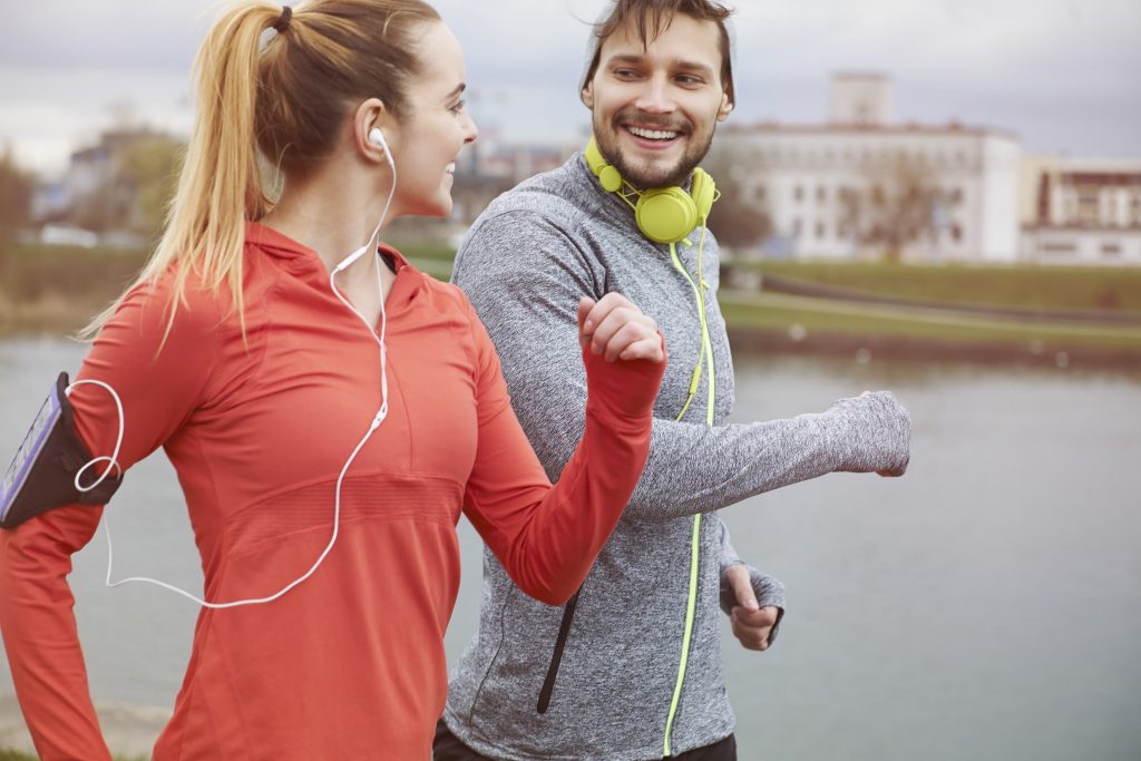 para uprawiająca jogging