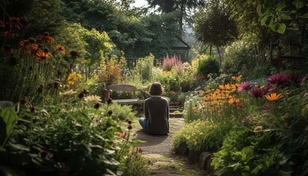 How can creating a garden sanctuary enhance your personal well-being?